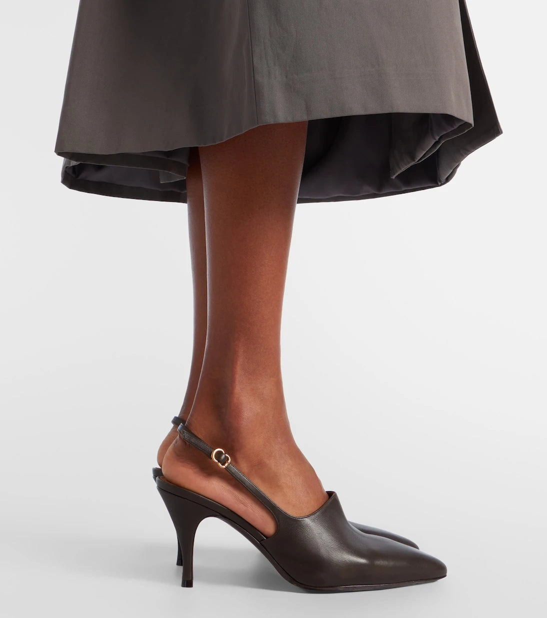 Herbert Levine - Cover Up 80 leather slingback pumps
