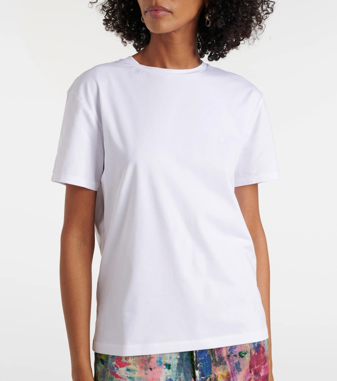 Acne Studios - Face cotton-blend jersey T-shirt