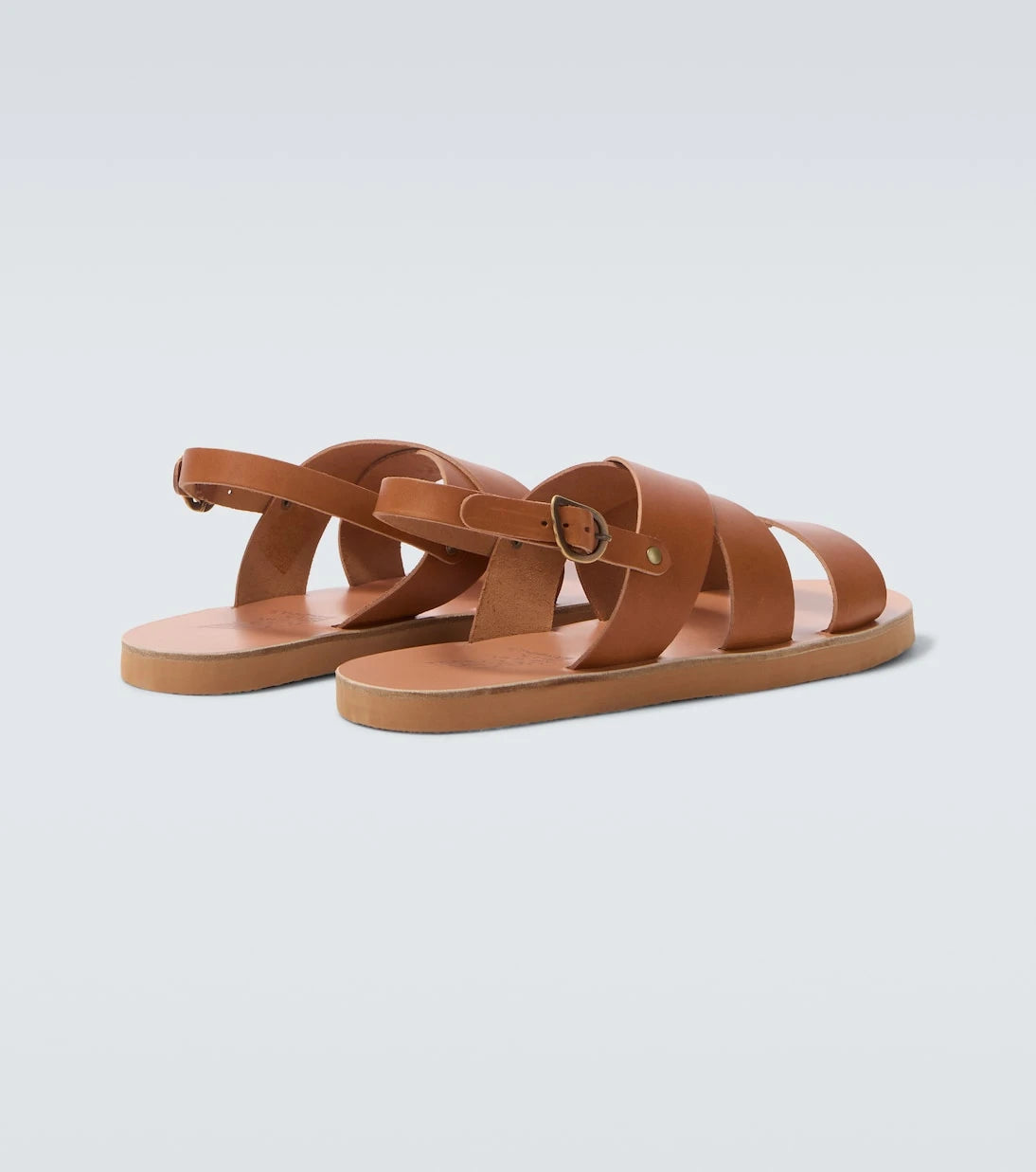 Ancient Greek Sandals - Miltos leather slingback sandals