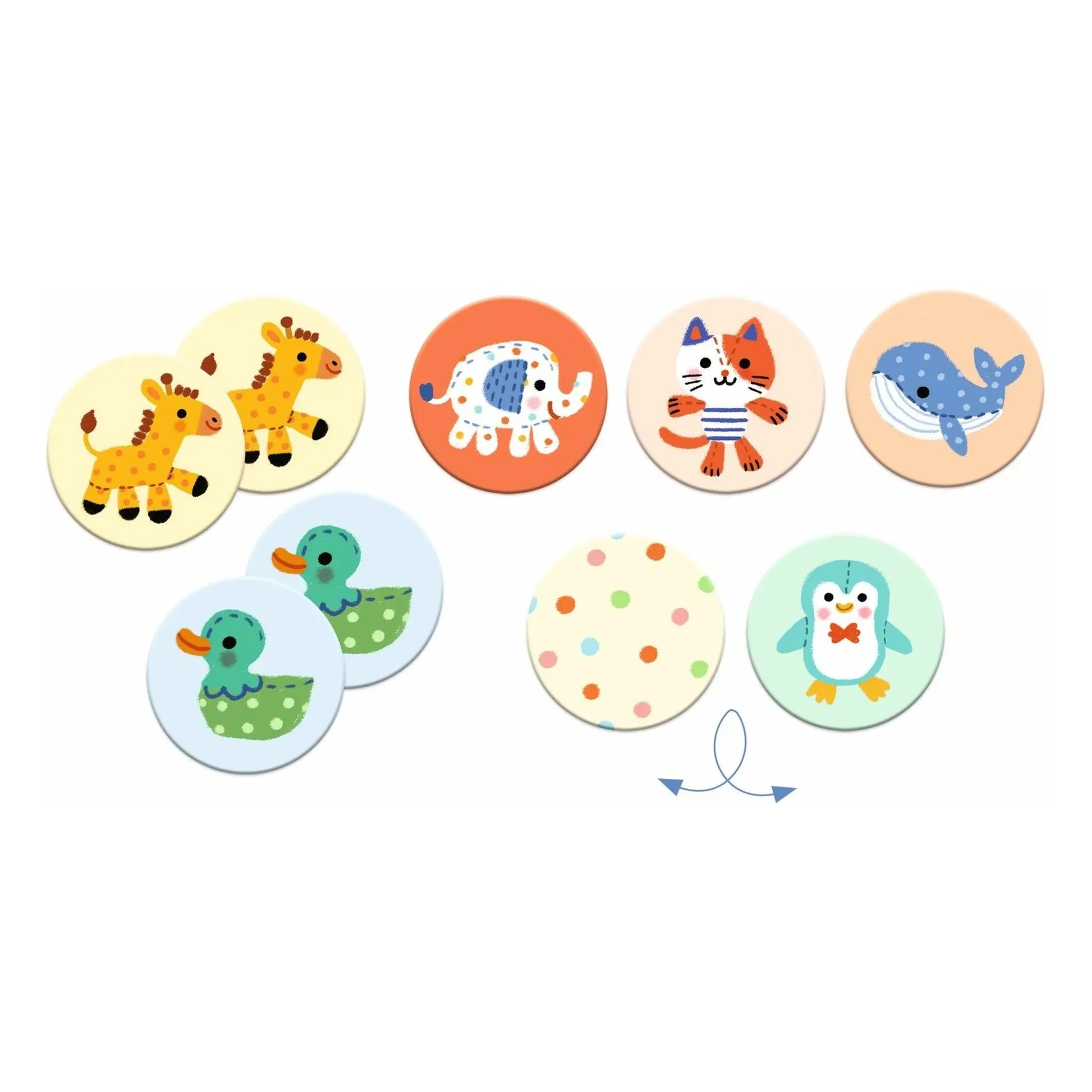 Djeco - Doudous memory game