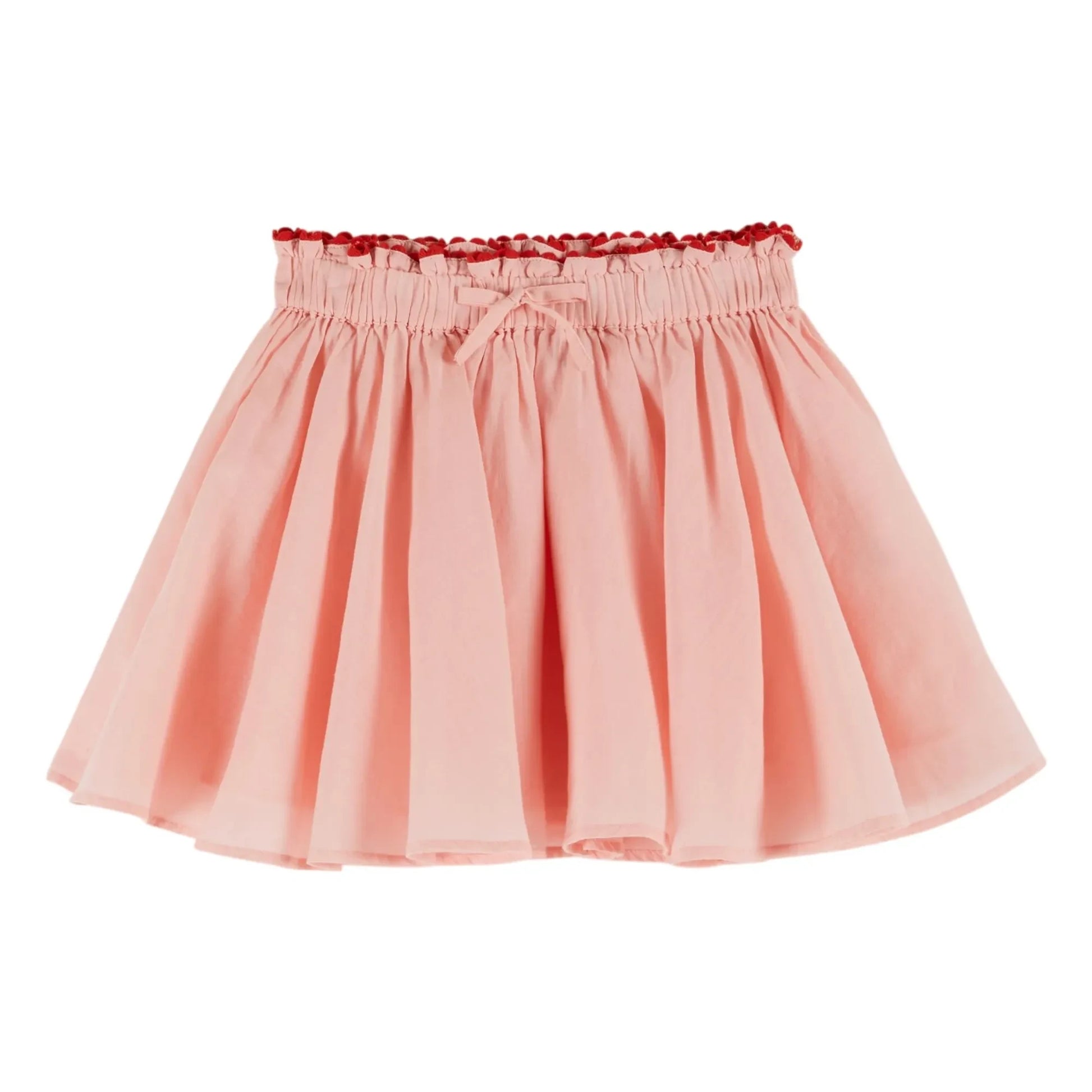 Emile et Ida - Voile Ruffle Skirt | Pale Pink