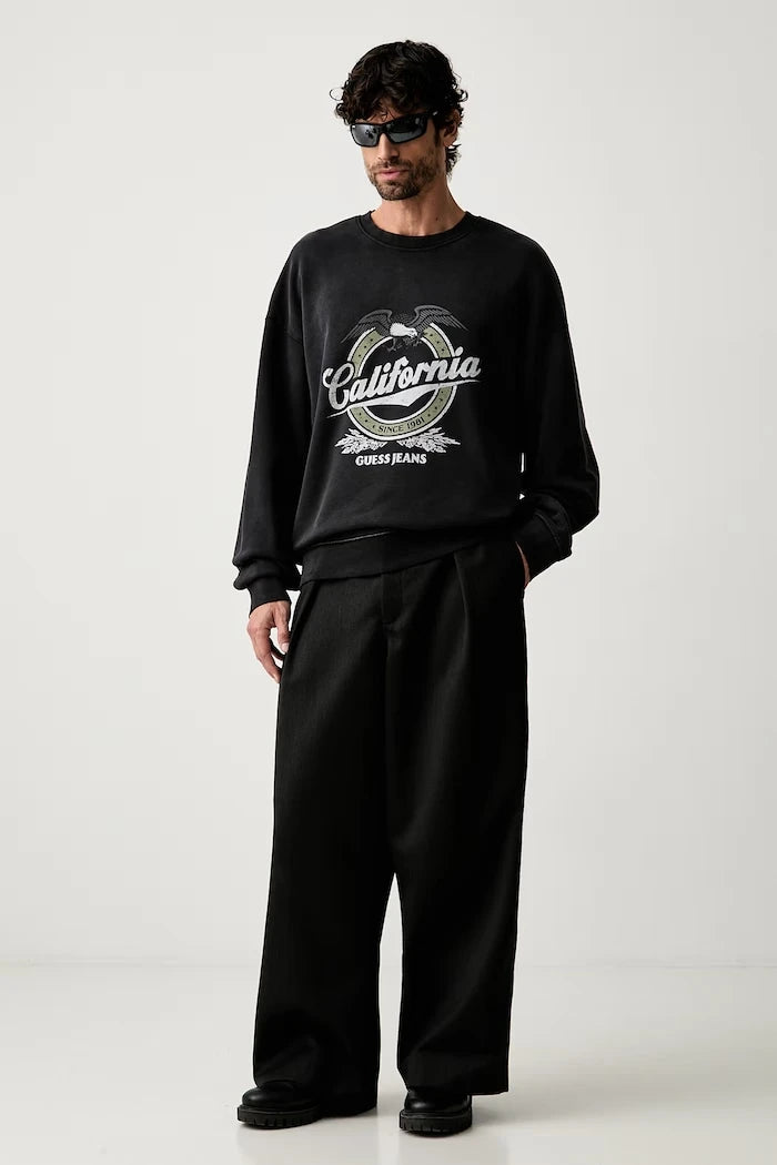Guess Jeans erkek pamuklu sweatshirt