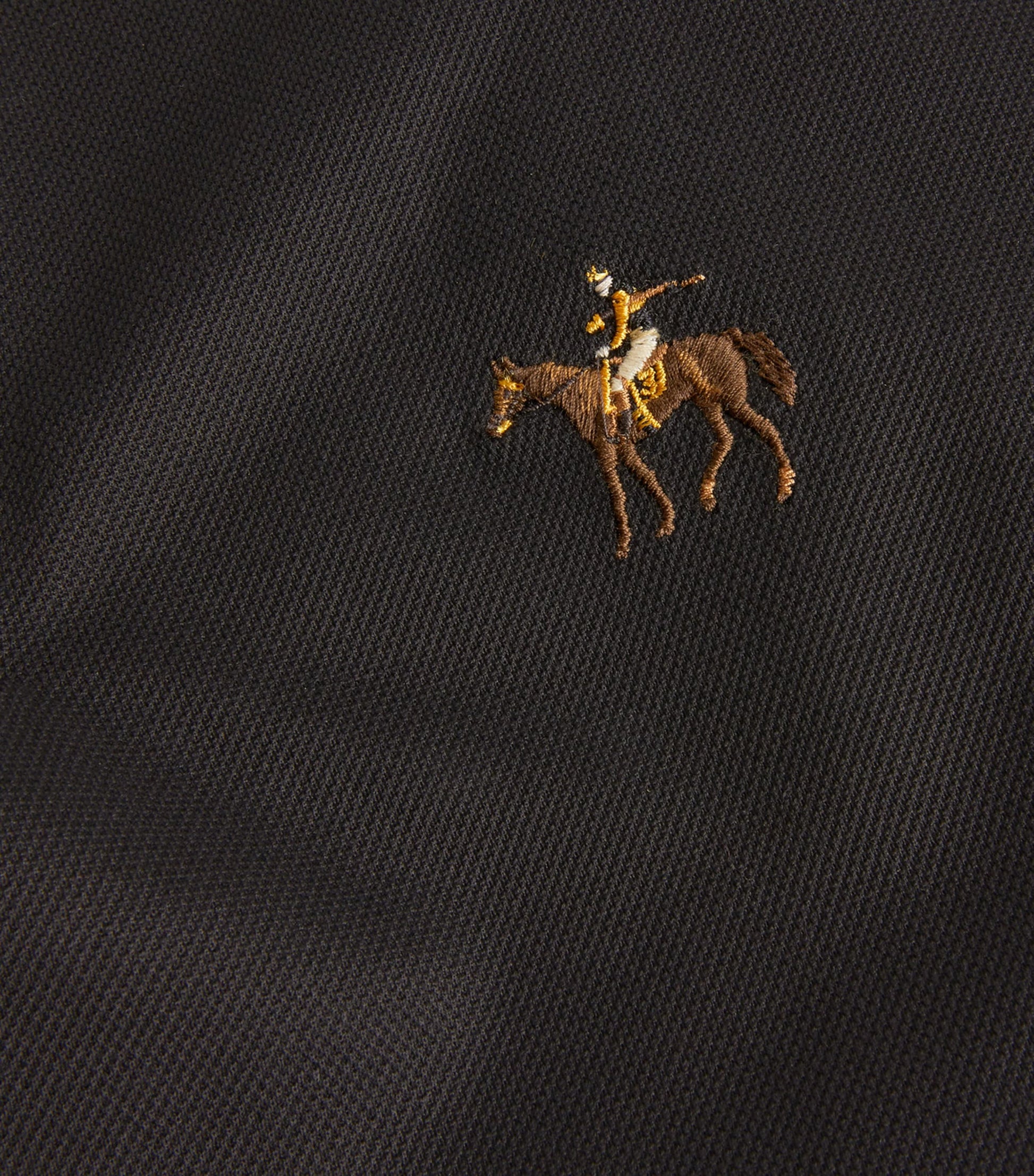 Ralph Lauren Purple Label Cotton Standing Horse Polo Shirt