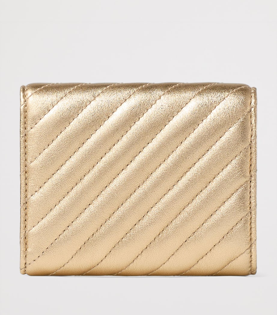 Gold Curve Marinda Leather Wallet
