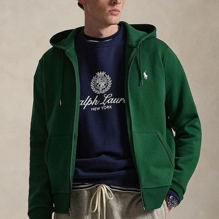 Polo Ralph Lauren fermuarlı kapüşonlu sweatshirt