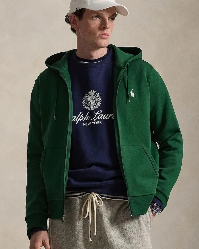 Polo Ralph Lauren fermuarlı kapüşonlu sweatshirt