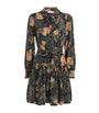 Ulla Johnson Green Silk Printed Simona Mini Dress