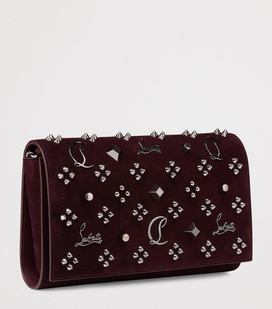 Red Paloma Leather Clutch Bag