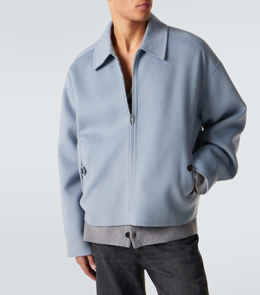 Acne Studios - جاكيت من الصوف والكشمير