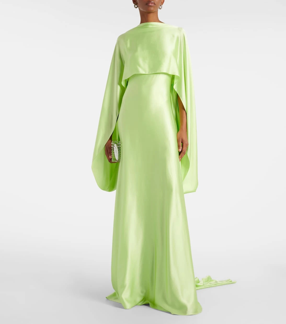 Roksanda - Caped satin gown
