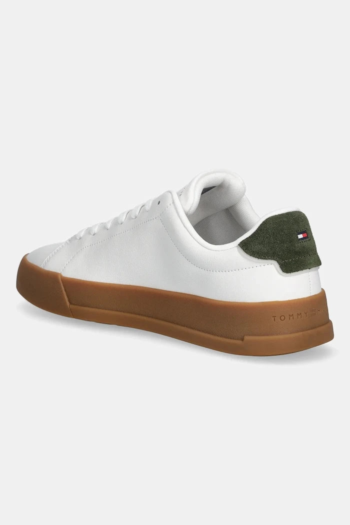 Tommy Hilfiger TH COURT LTH DETAIL Erkek Deri Spor Ayakkabı
