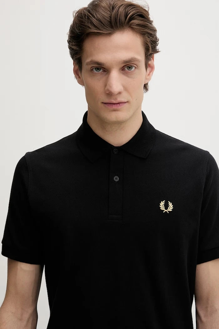 Памучна тениска с яка Fred Perry