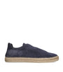 Suede Triple Stitch Espadrilles