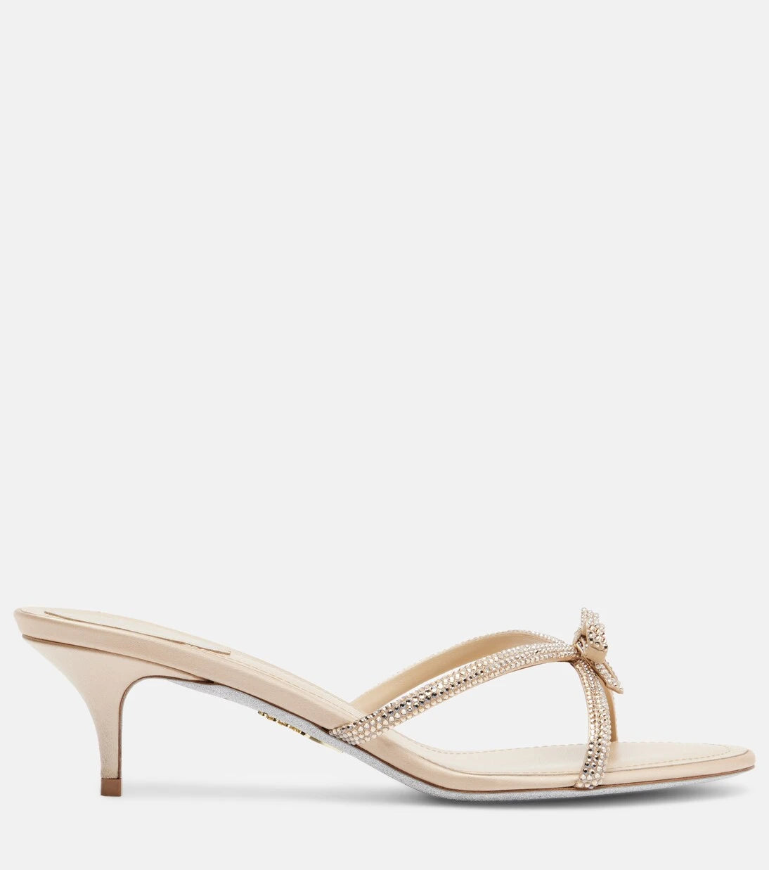 Rene Caovilla - Bow-detail crystal-embellished sandals