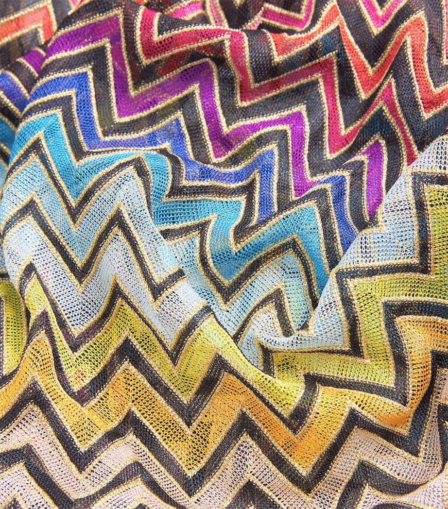 Missoni Multi Zigzag Lace-Detail Maxi Dress