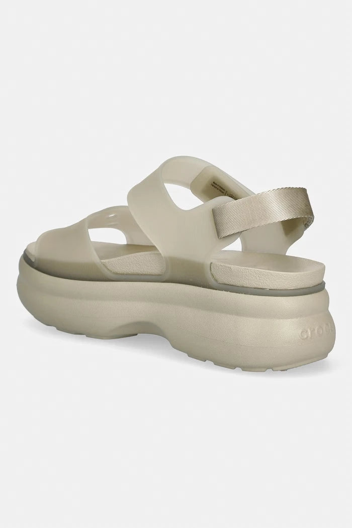 Crocs Kadın Platform Sandalet Soho Frosted Y Strap Sandal