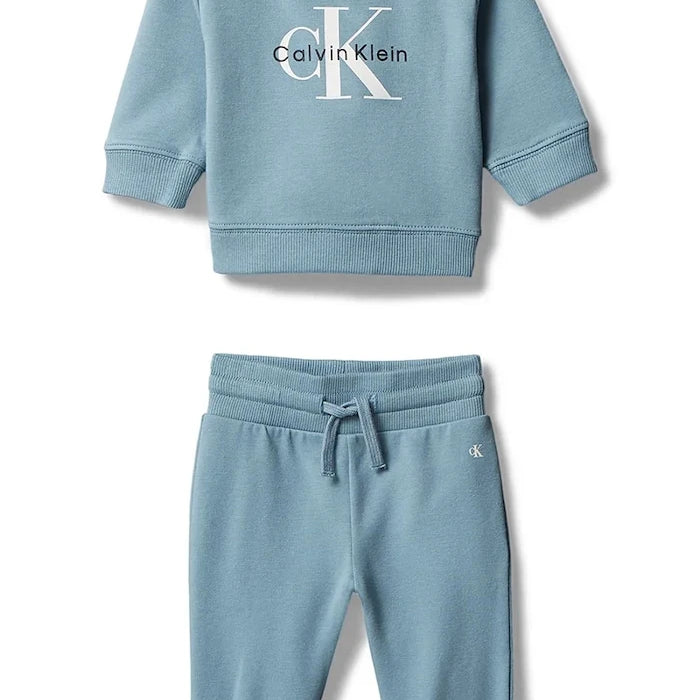Calvin Klein Jeans pamuklu çocuk eşofman takımı