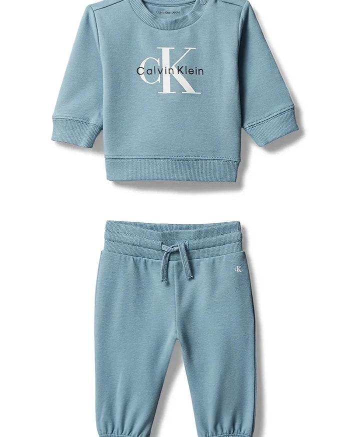 Calvin Klein Jeans pamuklu çocuk eşofman takımı