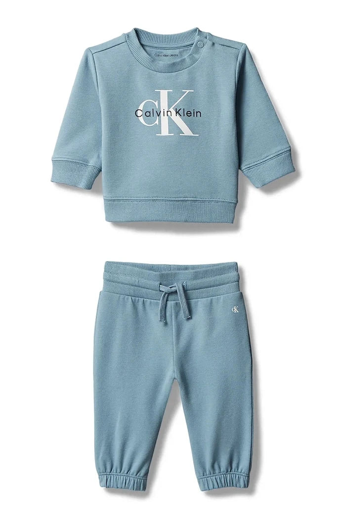 Calvin Klein Jeans pamuklu çocuk eşofman takımı