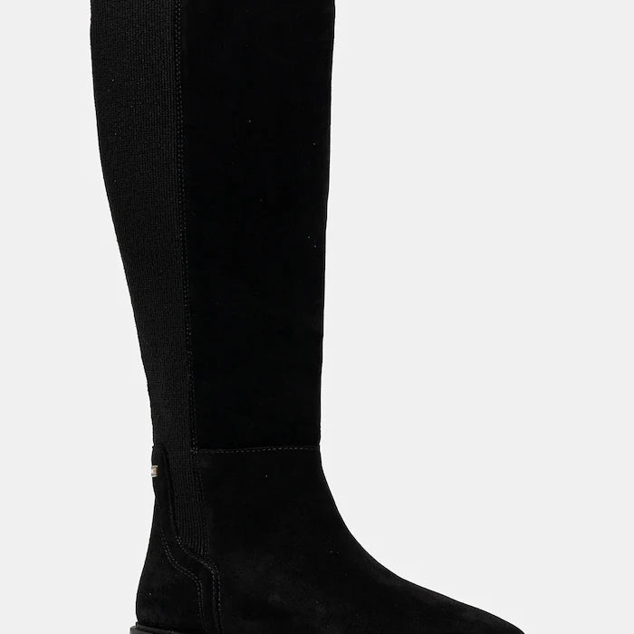 Tommy Hilfiger FLAG SUEDE LONG BOOT Süet Çizme