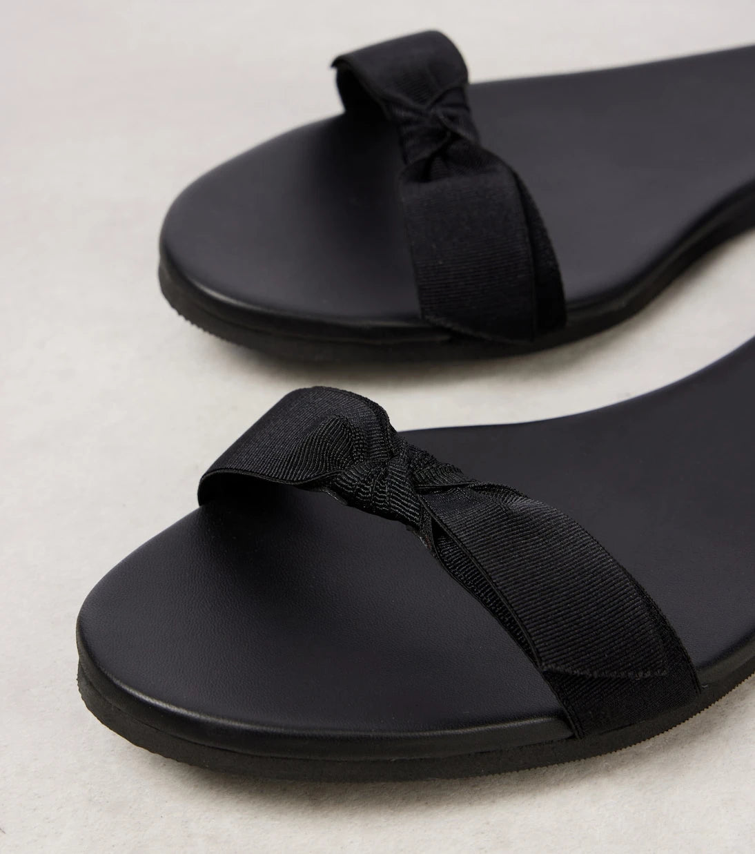 The Row - Bow leather slingback sandals