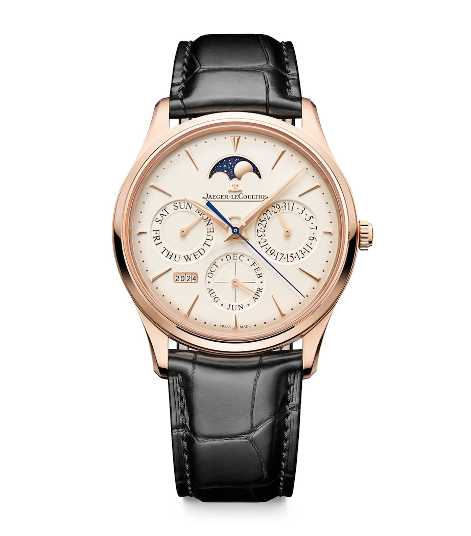 Pink Gold Master Ultra Thin Perpetual Calendar Watch 39mm