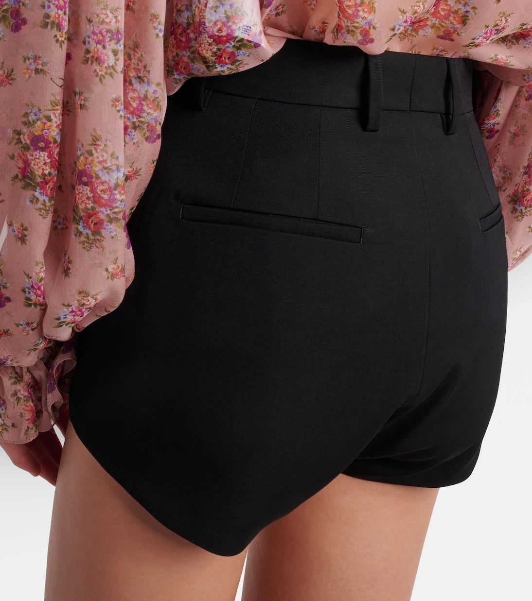 Dolce&Gabbana - Virgin wool gabardine micro shorts
