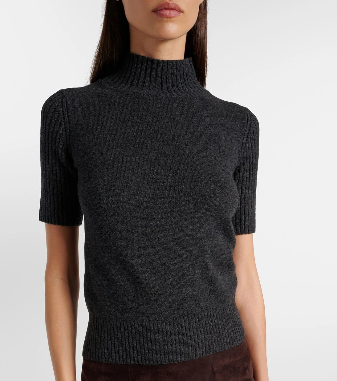 Khaite - Cecil high-neck cashmere top