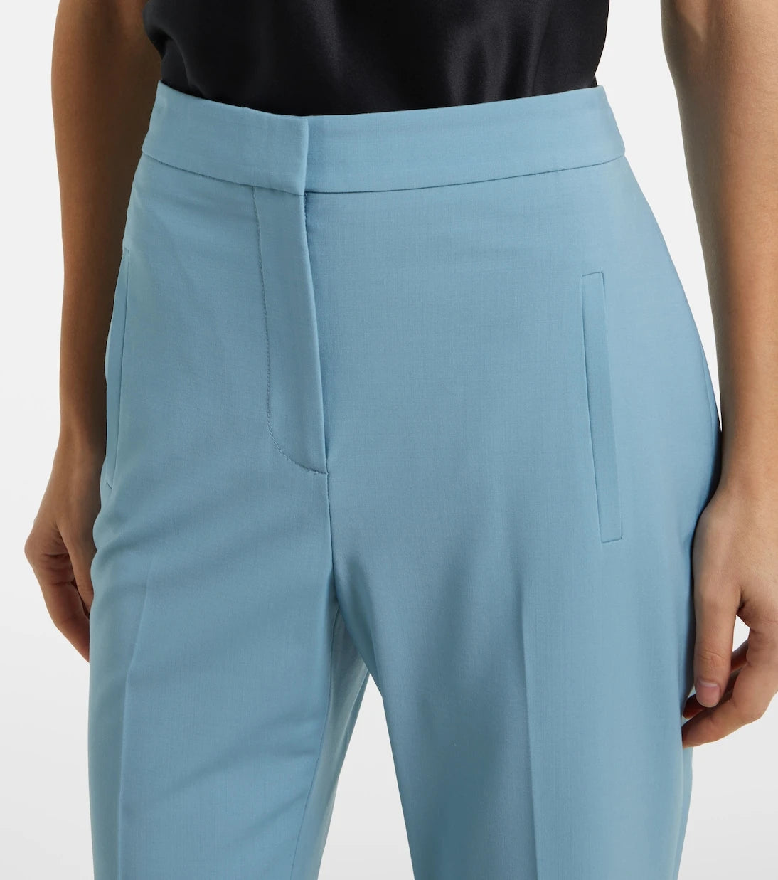 Veronica Beard - Arte cropped wool-blend slim pants