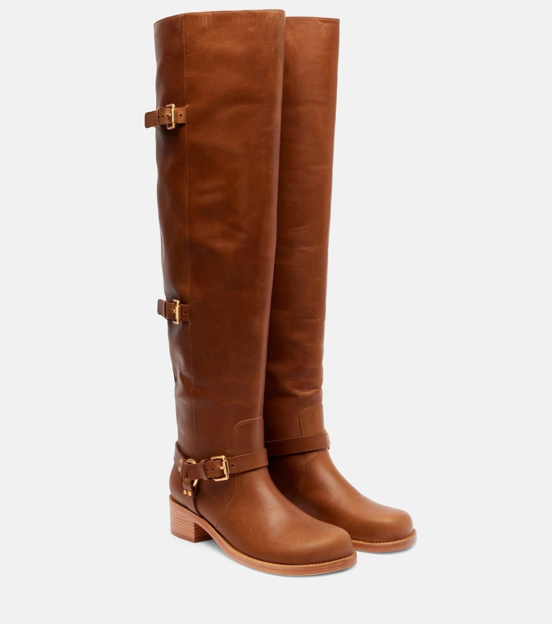Farm Rio - Leather over-the-knee boots