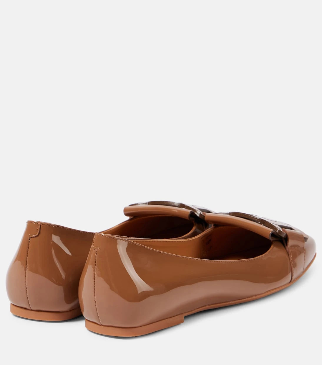 Tod's - حذاء باليه كيت من الجلد اللامع