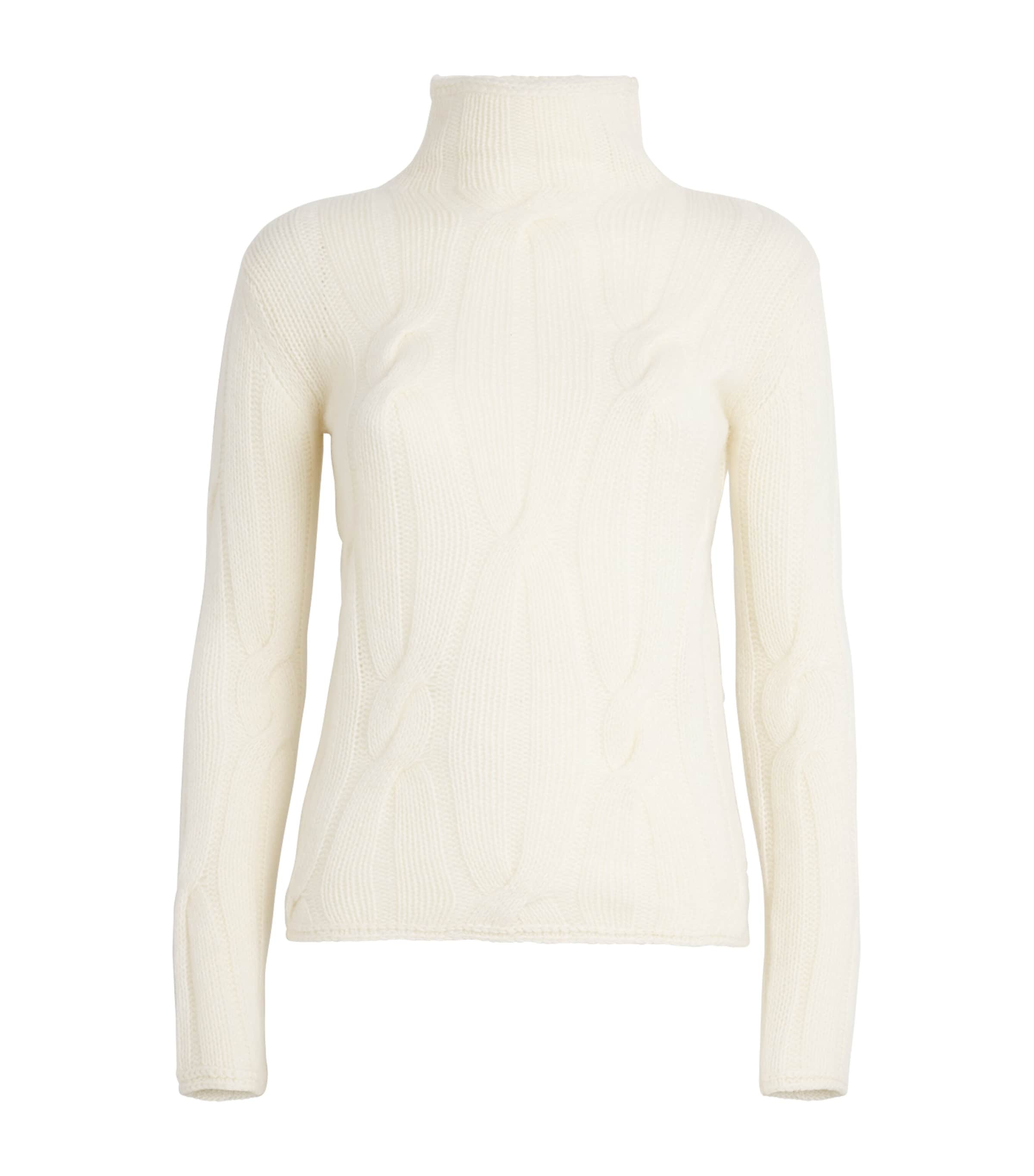 Colombo Kid Cashmere Cable-Knit Sweater