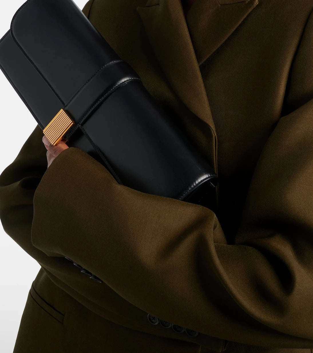 Khaite - Blake leather clutch