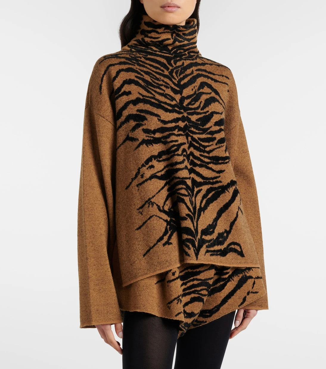 Alaïa - Jacquard turtleneck sweater
