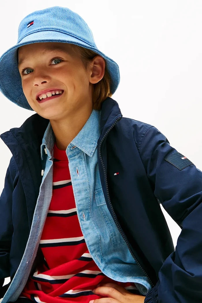 Tommy Hilfiger çocuk denim şapka
