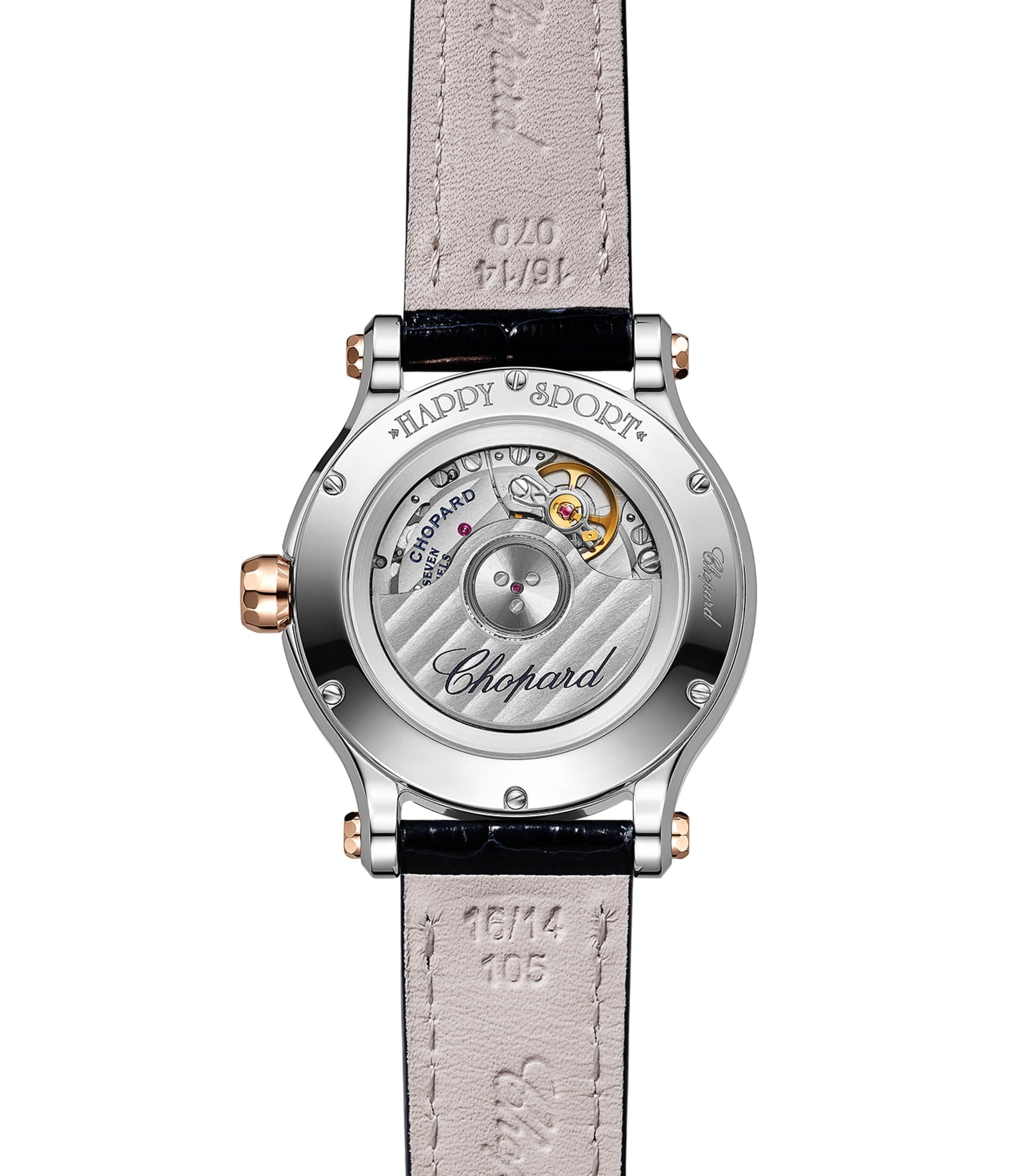 Chopard Rose Gold, Stainless Steel and Diamond Happy Sport Automatic Watch 33mm