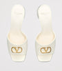 Valentino Garavani Beige Leather VLogo Mules 60