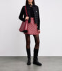 Moncler Red Quilted Wrap Mini Skirt