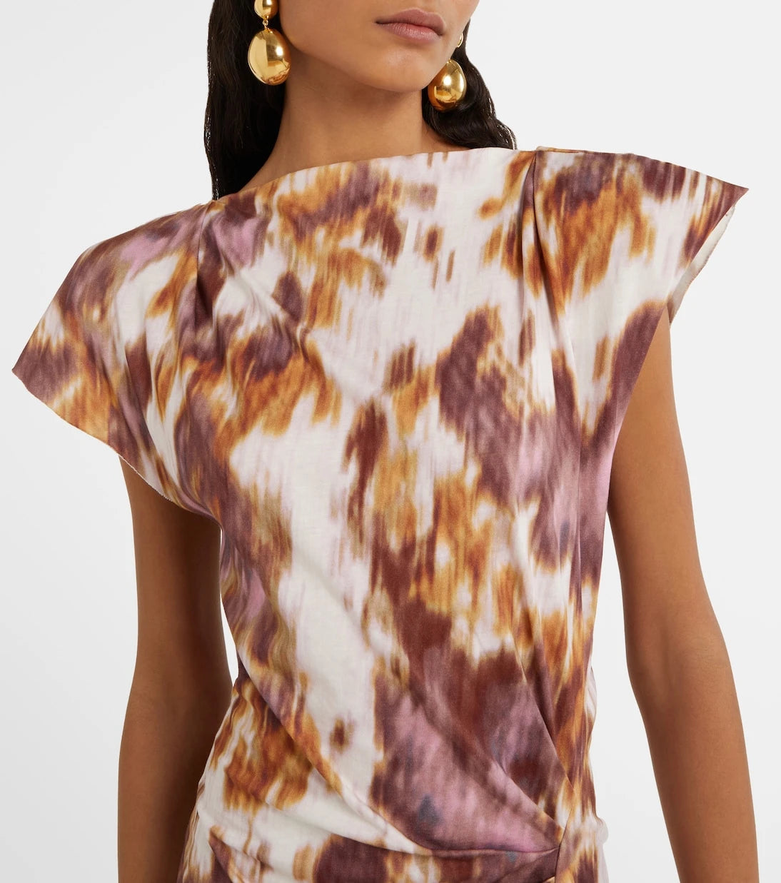 Marant Etoile - Nadela printed cotton jersey maxi dress