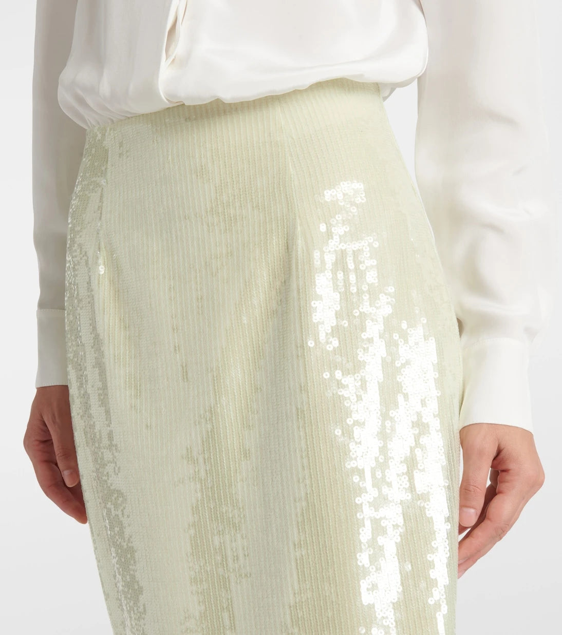 Roland Mouret - Sequin midi skirt