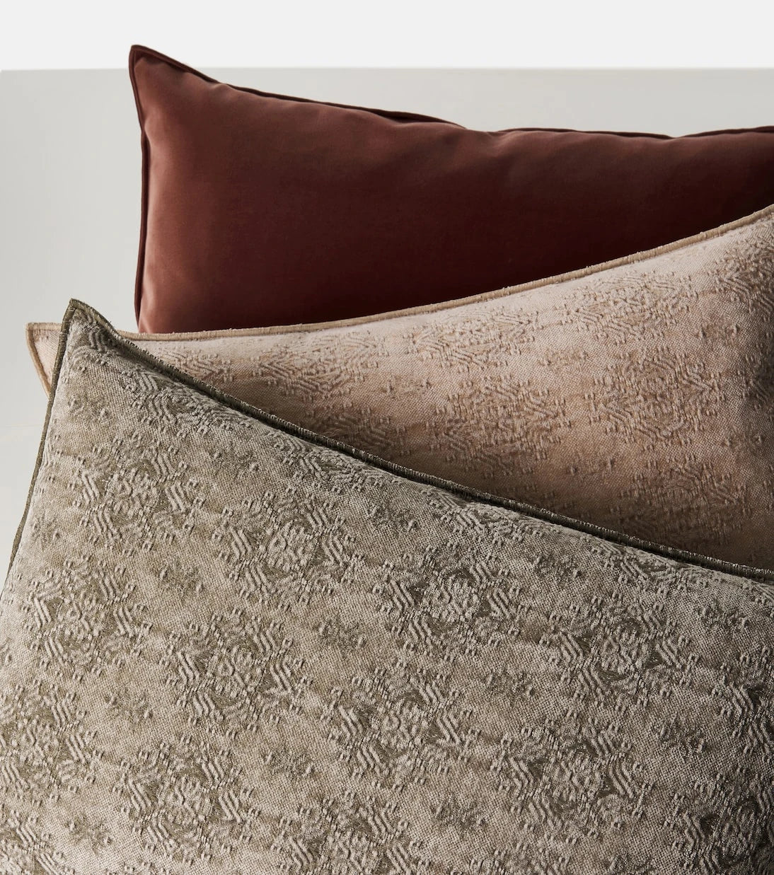 Maison de Vacances - Cotton-blend jacquard cushion