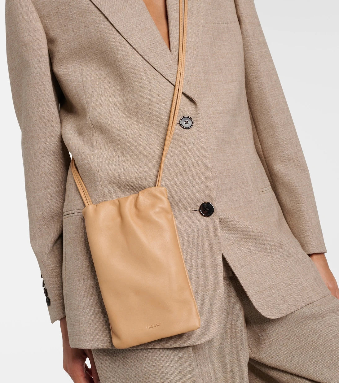 The Row - Bourse leather phone holder