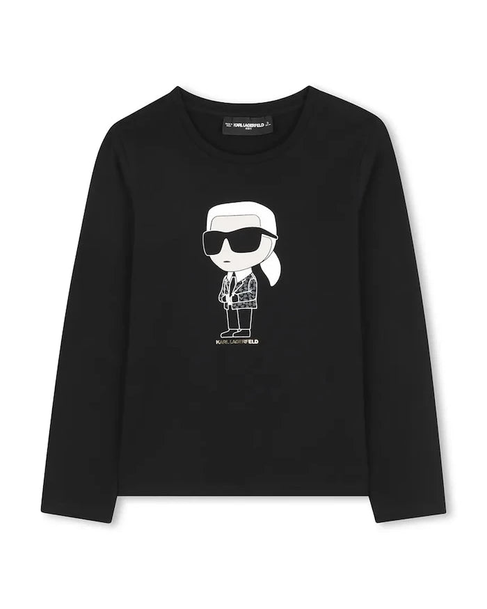 Karl Lagerfeld Uzun Kollu Çocuk Bluz