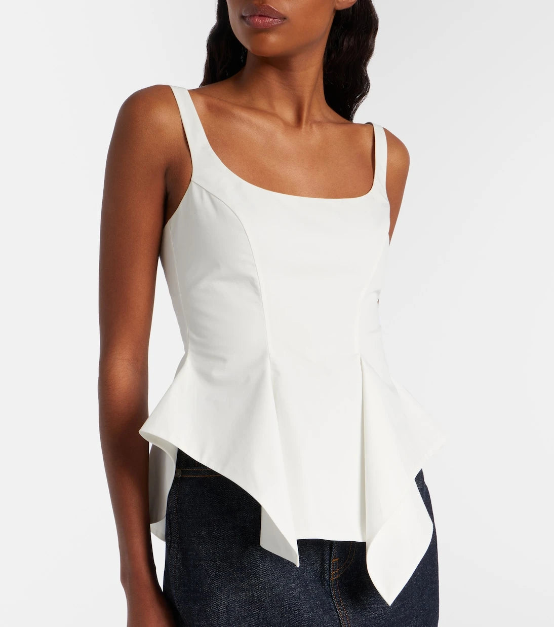 Khaite - Loa cotton poplin top