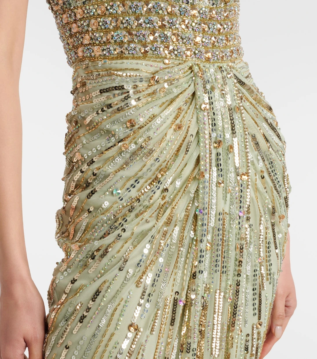 Jenny Packham - Elixir embellished bustier gown