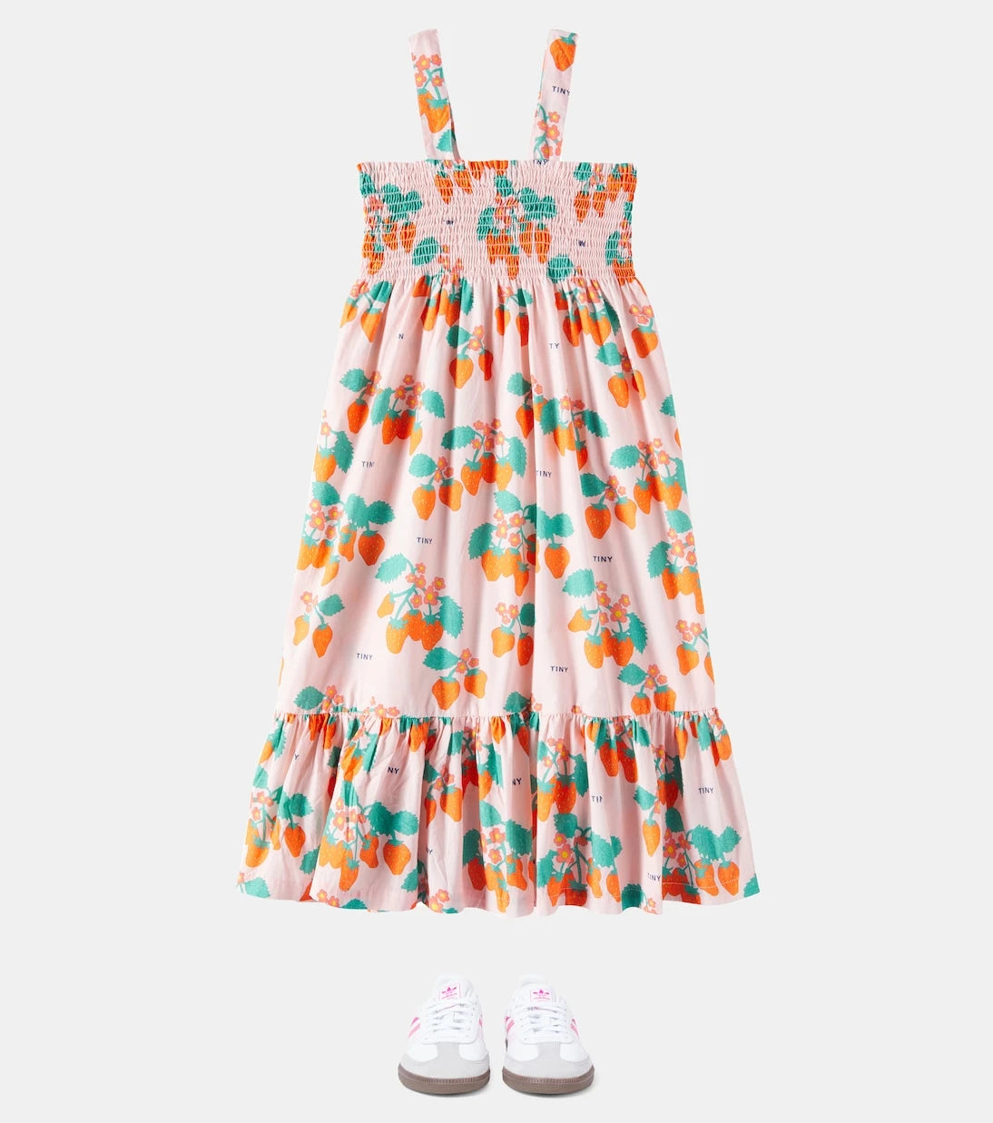 Tinycottons - Strawberries shirred cotton dress