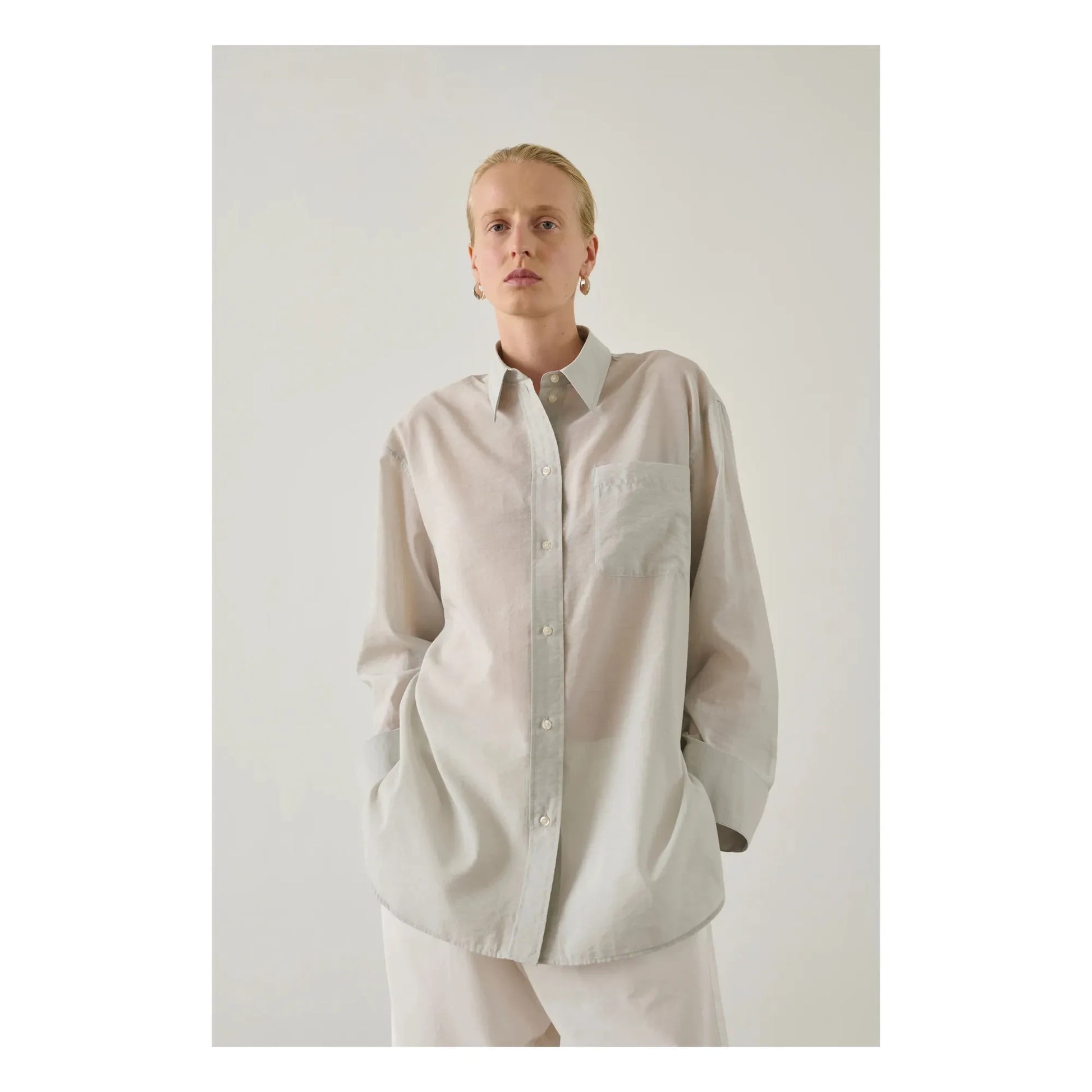 Soeur - Francesca Cotton shirt | Light grey