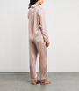 Pink Silk Satin Pyjama Set