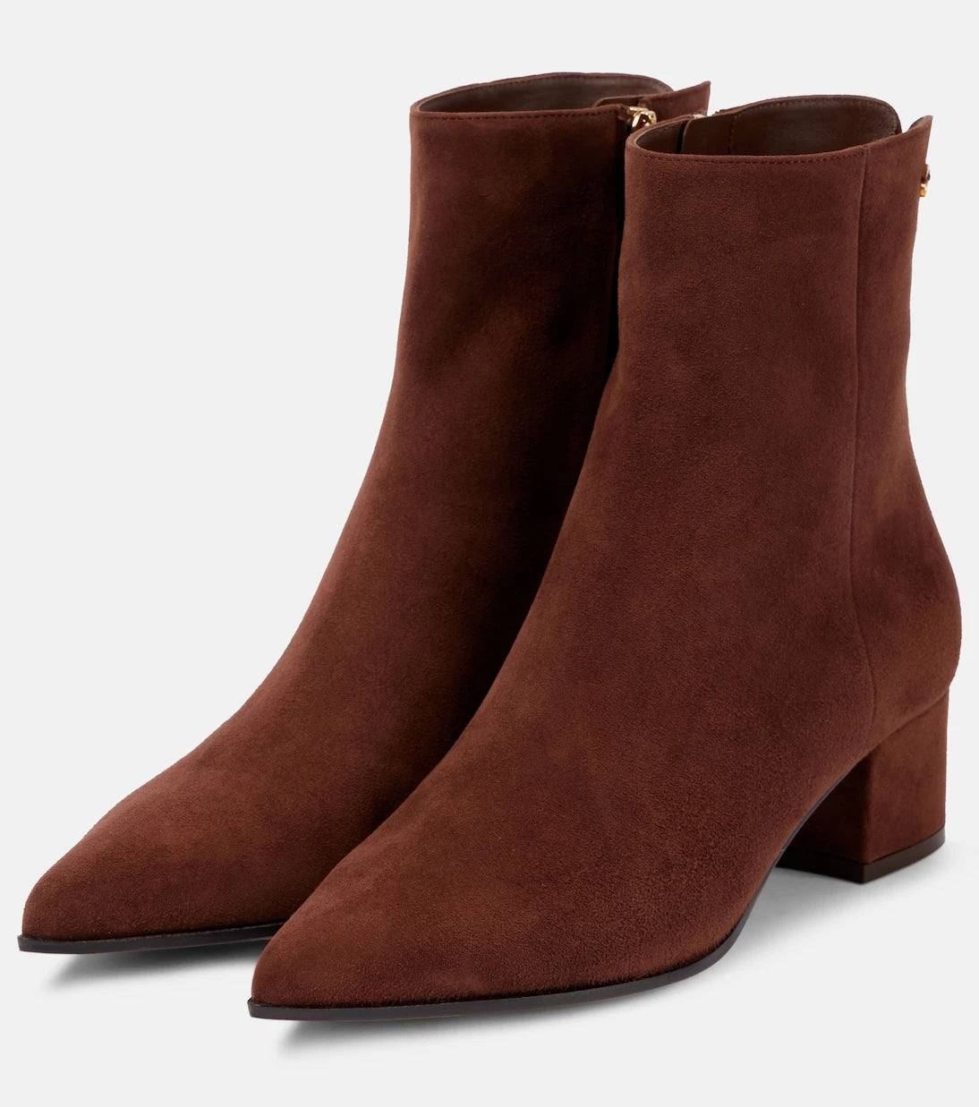 Gianvito Rossi - Lyell 45 suede ankle boots