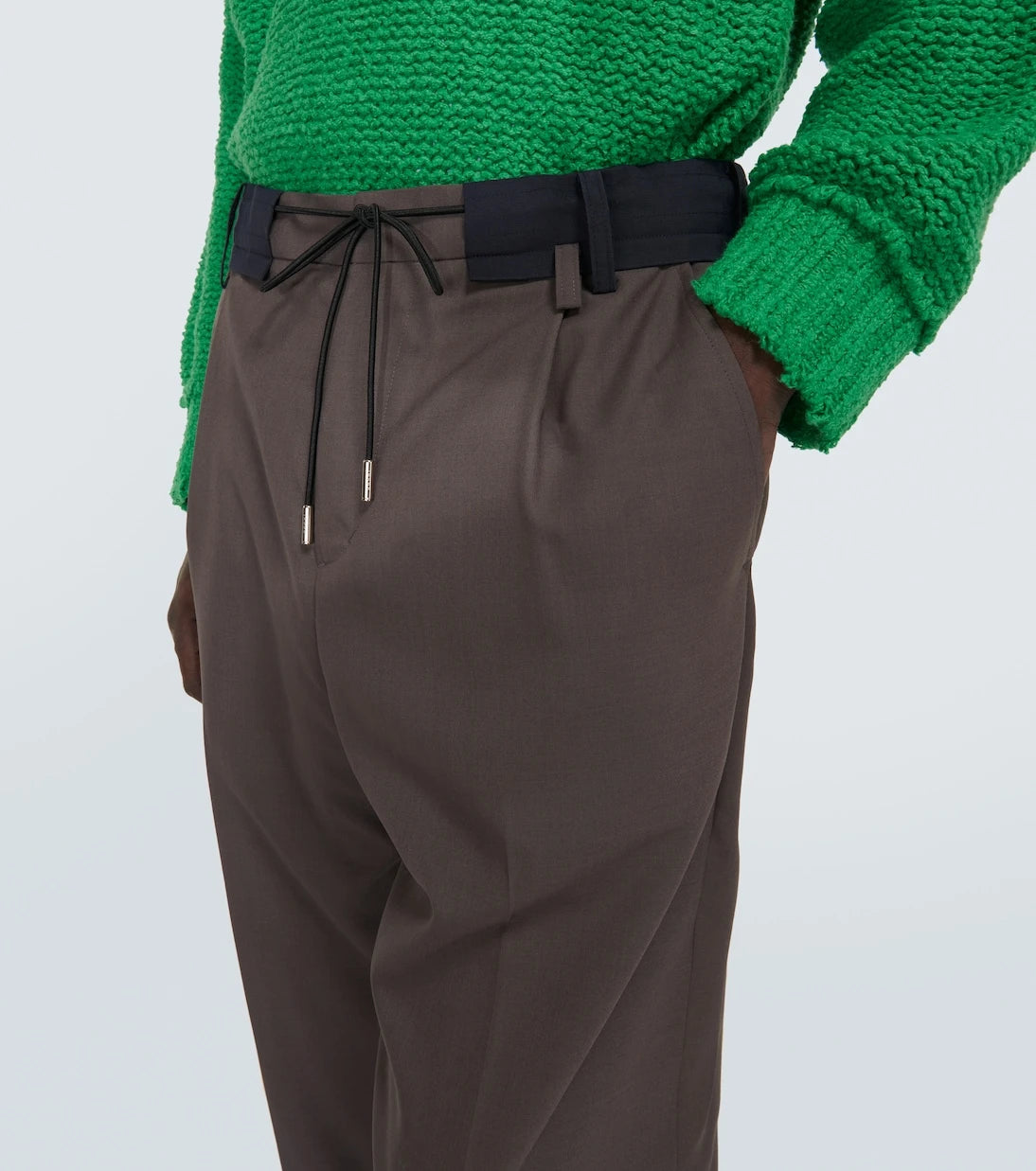 Sacai - Straight-leg pants